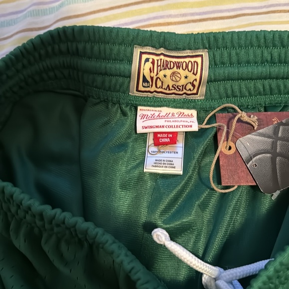 BRAND NEW Swingman Shorts Boston Celtics Road 1985-86 size S - Picture 4 of 5